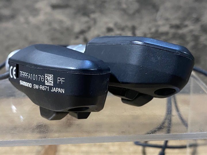 KP442 シマノ SHIMANO アルテグラ ULTEGRA SW-R671 左右セット バーエンドスイッチ Di2 接続確認済み