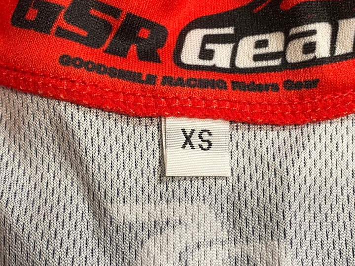 KF467 グッドスマイルレーシング GSR Gear 半袖 サイクルジャージ レーサーパンツ セット 黒 赤 XS 痛ジャージ PeRSONA5