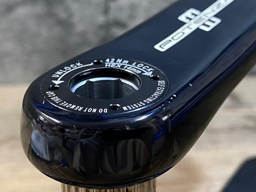 JQ273 カンパニョーロ CAMPAGNOLO POTENZA クランクセット パワートルク 50/34T 2x11s 172.5mm 黒