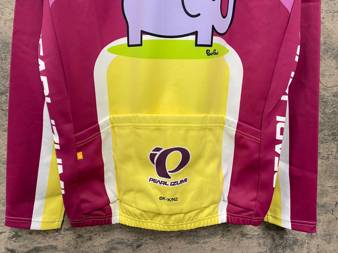 JY874 パールイズミ PEARL iZUMi 長袖 サイクルジャージ 総柄 L パオパオ