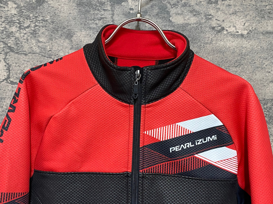 JX132 パールイズミ PEARL iZUMi 長袖サイクルジャケット 赤黒 L