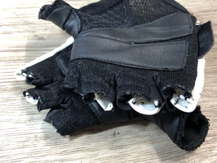 JR243 カフェドシクリステ Cafe du Cycliste 指切 グローブ 白 S