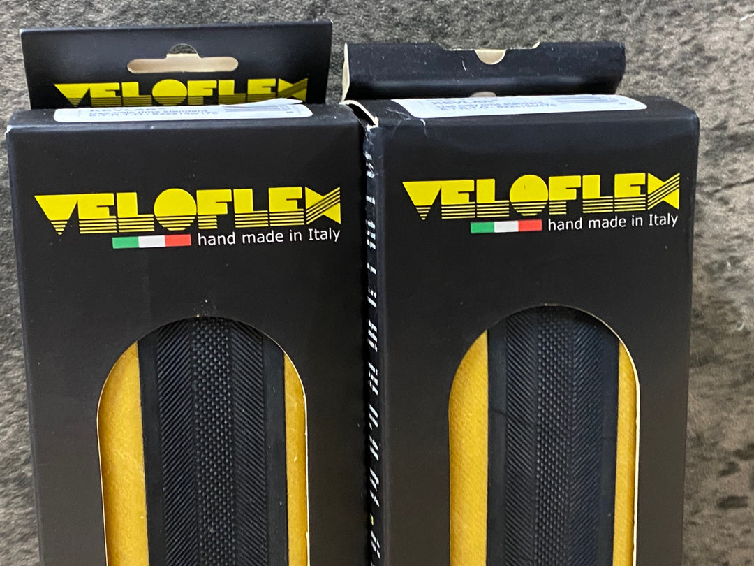 KO486 ヴェロフレックス VELOFLEX Master 25 クリンチャー タイヤ 700x25c 黒/スキン 2本セット