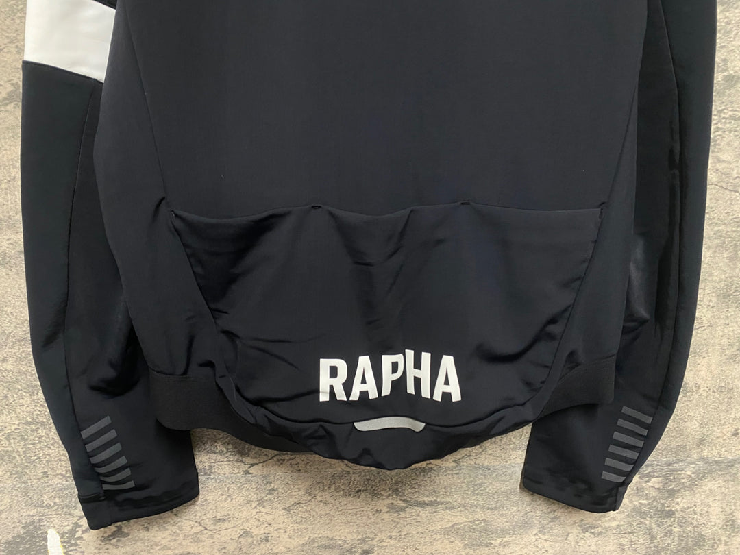 KO584 ラファ Rapha PRO TEAM WINTER JACKET 長袖 サイクルジャケット 黒 XL 裏起毛