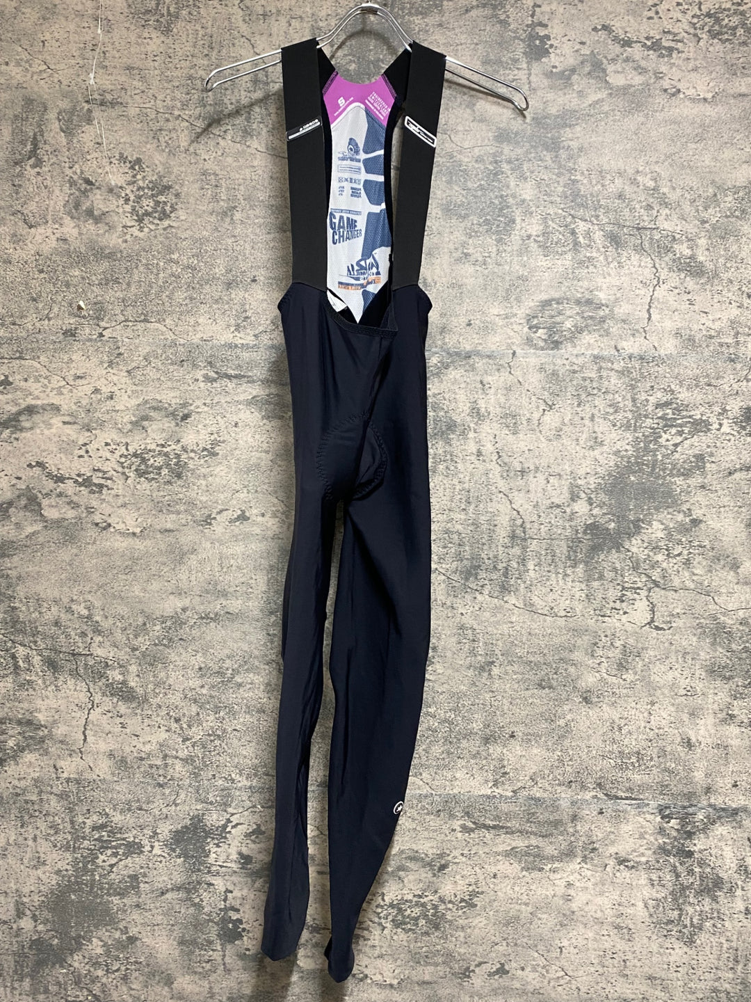 KF639 アソス ASSOS LL.MILLE 4.4 bonKa WINTER ビブタイツ 黒 S 裏起毛