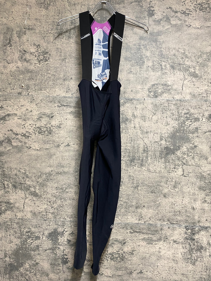 KF639 アソス ASSOS LL.MILLE 4.4 bonKa WINTER ビブタイツ 黒 S 裏起毛