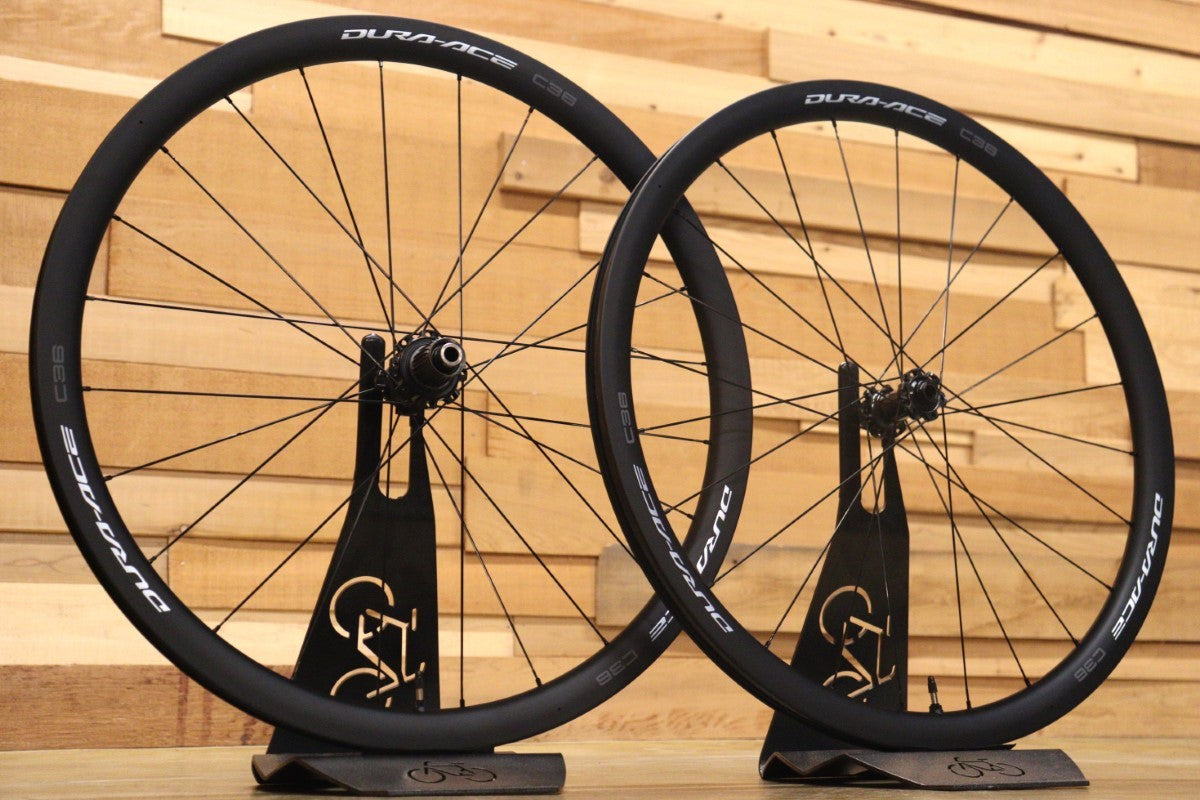 【美品】デュラエース DURA-ACE チューブレスホイール c36 美品！シマノ SHIMANO デュラエース DURA-ACE WH-R9270-C36-TL