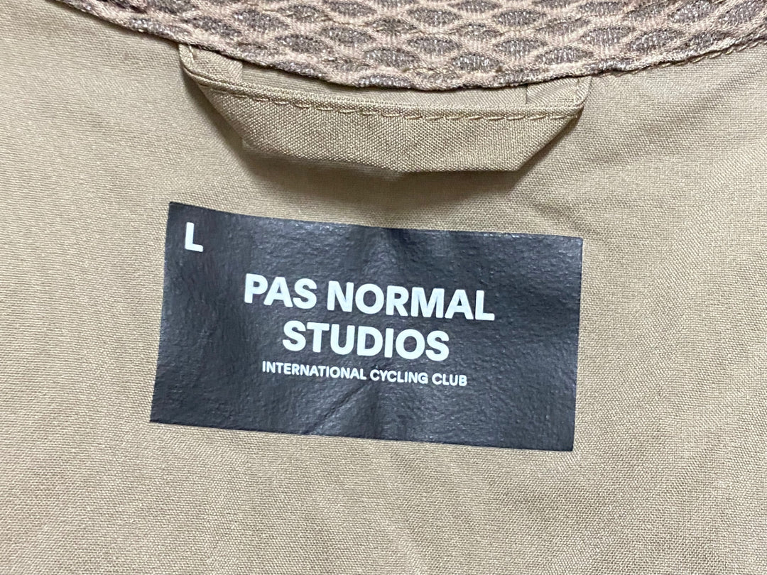 KA597 パスノーマルスタジオ PAS NORMAL STUDIOS STOW AWAY GILET ジレ サイクルベスト ベージュ L