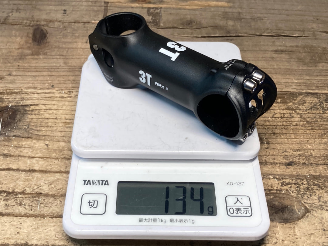 JA179 3T ARXⅡ アルミ ステム 黒 90mm Φ31.8 OS 6°