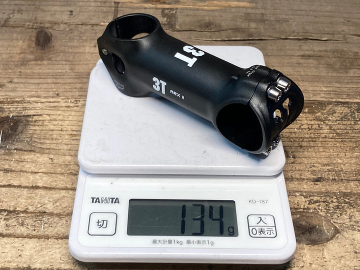 JA179 3T ARXⅡ アルミ ステム 黒 90mm Φ31.8 OS 6°