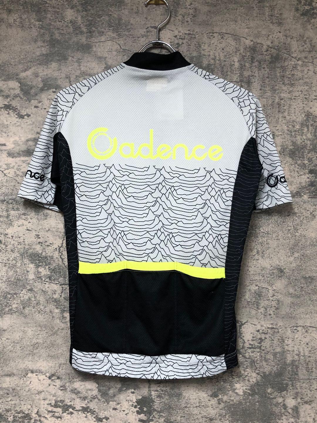 JW698 ケイデンス Cadence 半袖 サイクルジャージ グレー 黒 S