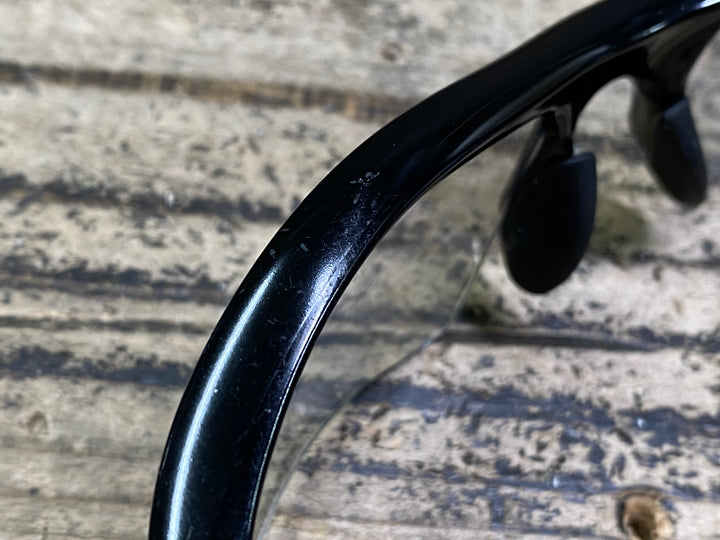 JO258 オークリー OAKLEY FLAK サングラス アイウェア 黒 TITANIUM ※レンズ傷