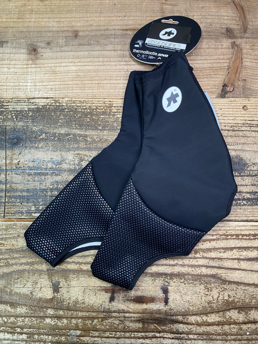 JQ193 アソス assos thermoBootie UNO S7 シューズカバー 黒 2 裏起毛