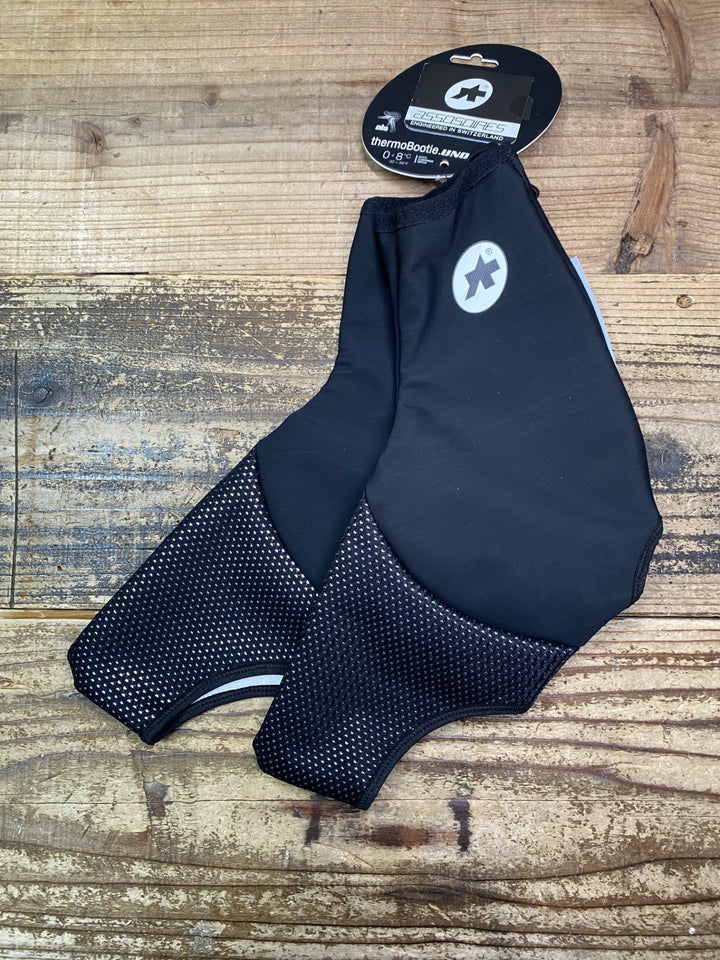 JQ193 アソス assos thermoBootie UNO S7 シューズカバー 黒 2 裏起毛