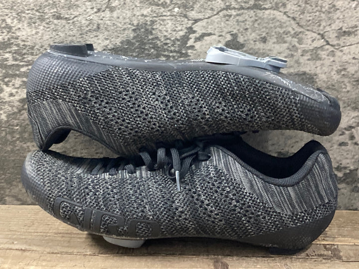 KQ571 ジロ GIRO EMPIRE E70 KNIT  レース ビンディングシューズ 黒 EU42.5