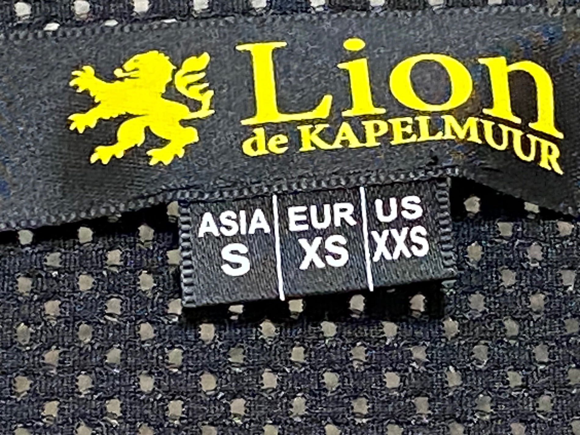 JS170 リオンドカペルミュール Lion de KAPELMUUR ビブタイツ 黒 S 裏