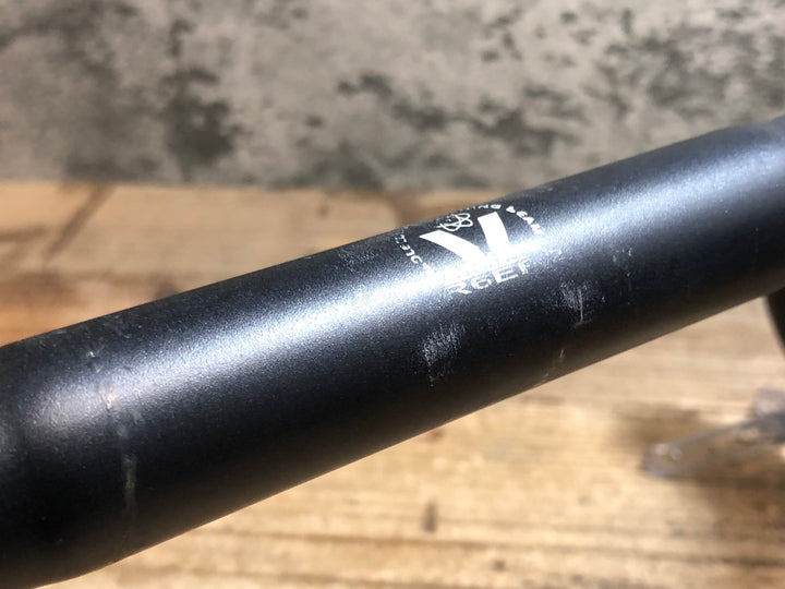 KC411 3T モルフェス morpheus  アルミ ドロップハンドル エンド外-外420mm Φ25.8 黒