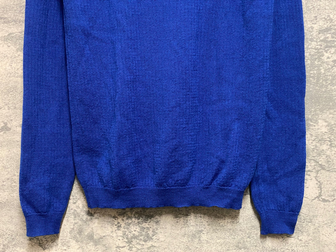 JP509 カフェドシクリステ Café du Cycliste セーター ハイネック 青 S