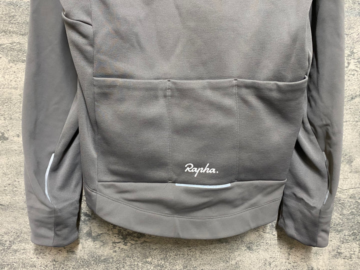 JS014 ラファ Rapha MEN'S CORE WINTER JACKET 長袖 サイクルジャケット グレー M 裏起毛