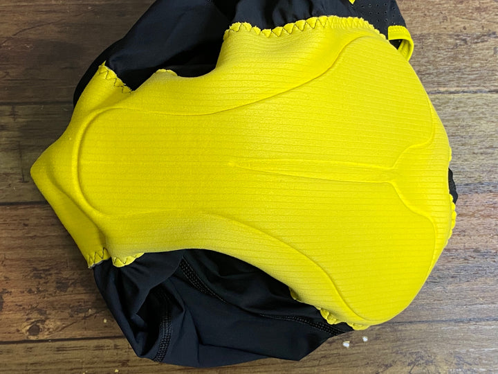 JS648 スキンズ SKINS Cycle Dnamic Bib Half Tights ビブショーツ 黒 黄色 M