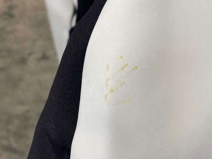 JW444 カステリ CASTELLI 長袖 サイクルジャケット 白 黒 S 裏起毛 GORE WINDSTOPPER
