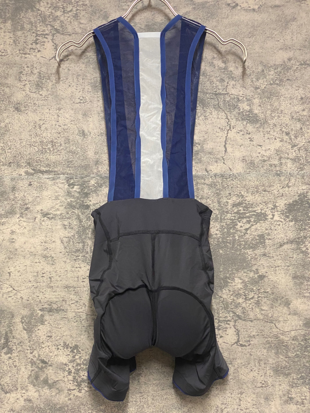KE376 ラファ Rapha FLYWEIGHT BIB SHORTS ビブショーツ XS 黒紺 プリント薄れ