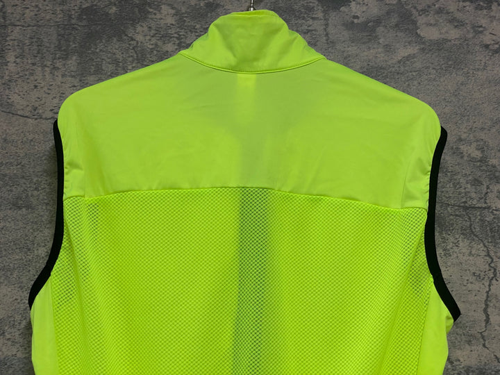 KL034 パールイズミ PEARL iZUMi ジレ サイクルベスト 蛍光 黃 L ※汚れ