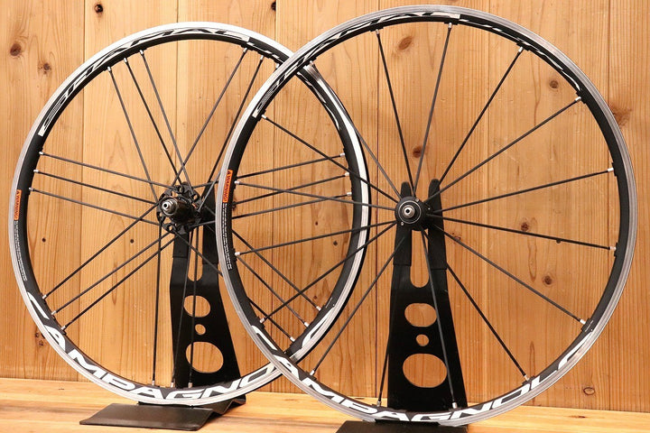 カンパニョーロ CAMPAGNOLO シャマル SHAMAL ULTRA アルミ クリンチャー ホイールセット シマノ 11S/12S ナローリム 15C 【芦屋店】