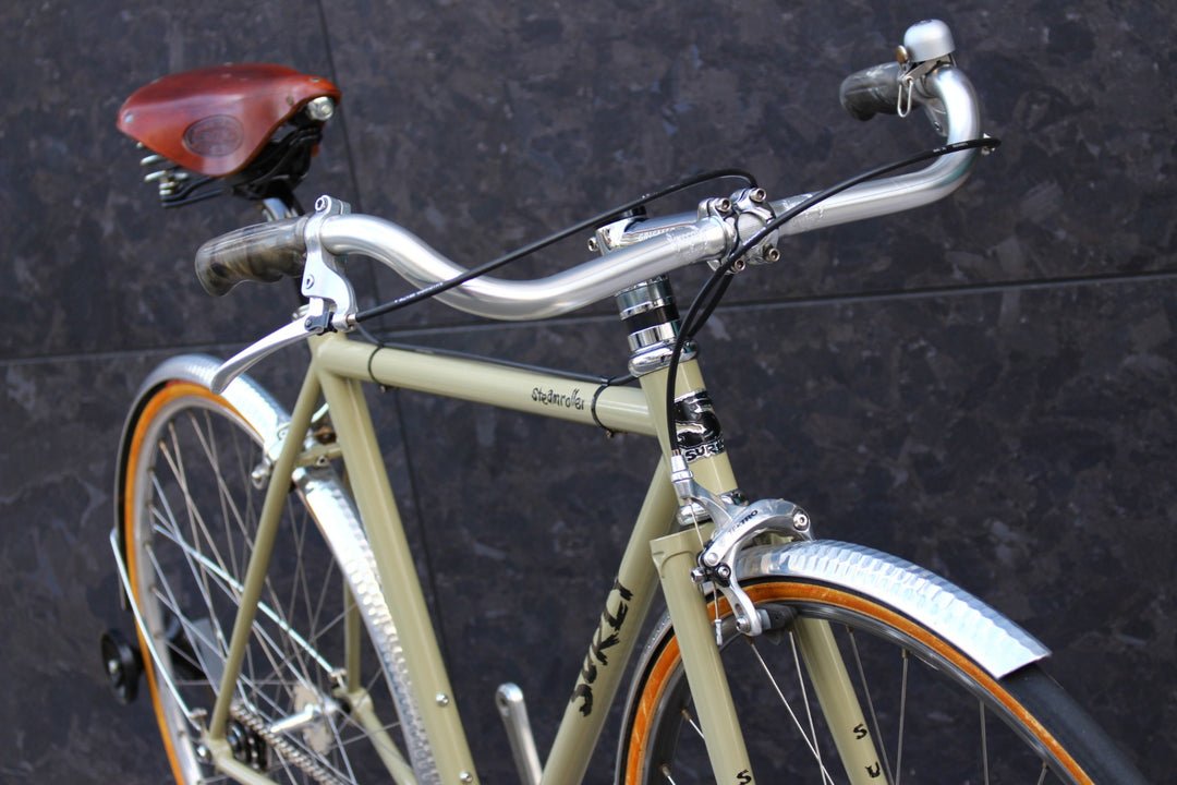 【店頭受け取り限定】サーリー SURLY スチームローラー STEAMROLLER 49サイズ 固定ギア クロモリ ピストバイク 【福岡店】