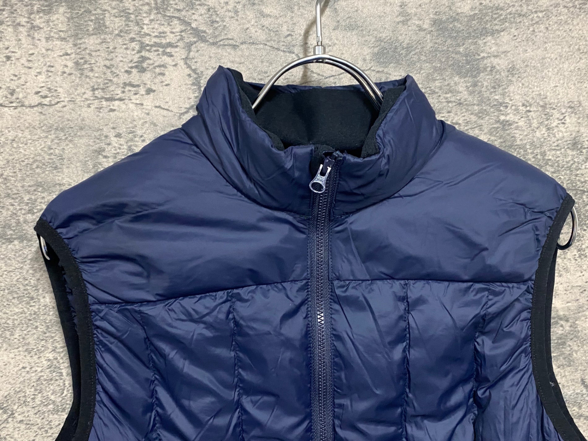  サイクルジャージ ベスト 青/黒 JB203 カフェドシクリステ Cafe du Cycliste ジレ サイクルベスト 中綿