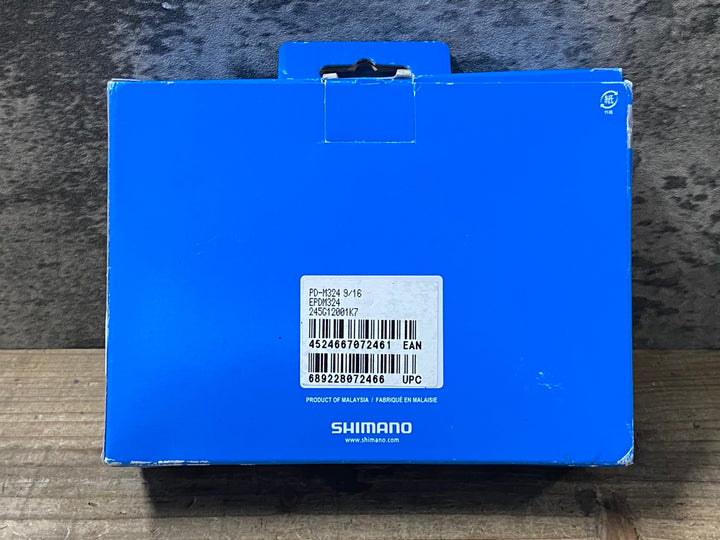 KA486 シマノ SHIMANO SPD PD-M324 ビンディングペダル 片面フラット