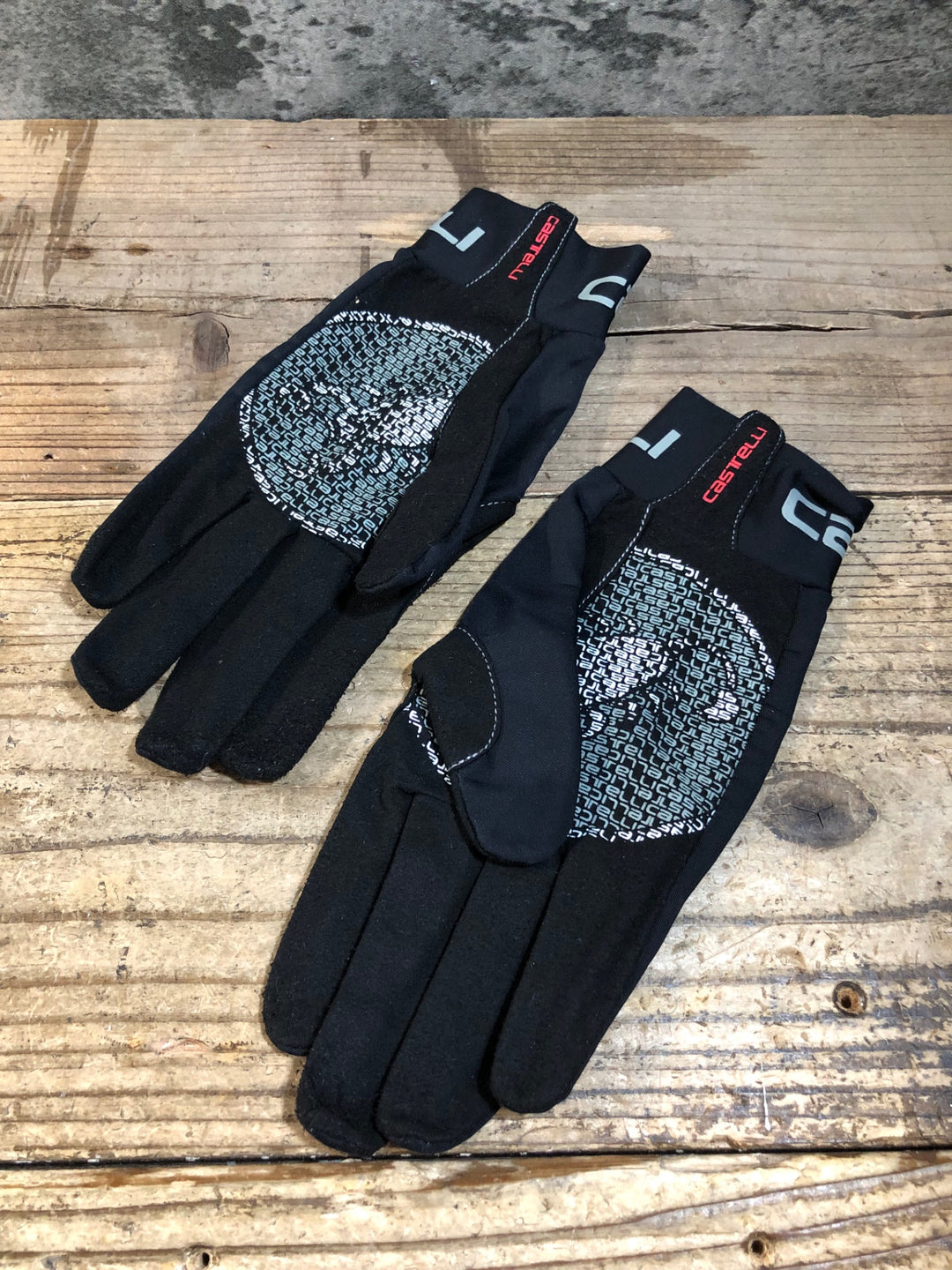 KB230 カステリ CASTELLI 長指 グローブ 黒 L