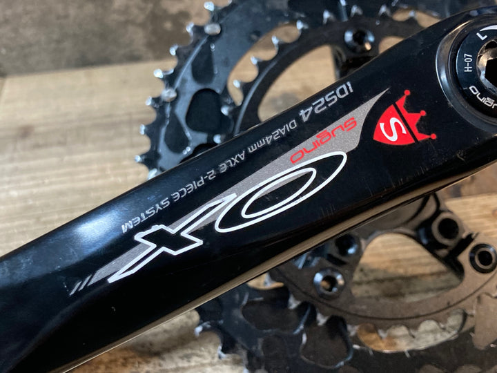 JR253 スギノ Sugino OX IDS24 クランクセット 50/34T 165mm PCD110 シャフトΦ24