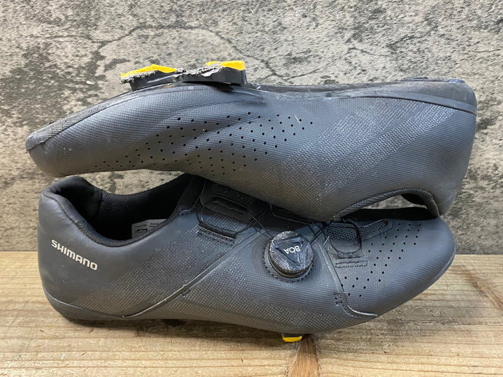 JZ732 シマノ SHIMANO RC3 SH-RC300M ビンディングシューズ 黒 EU44 3穴