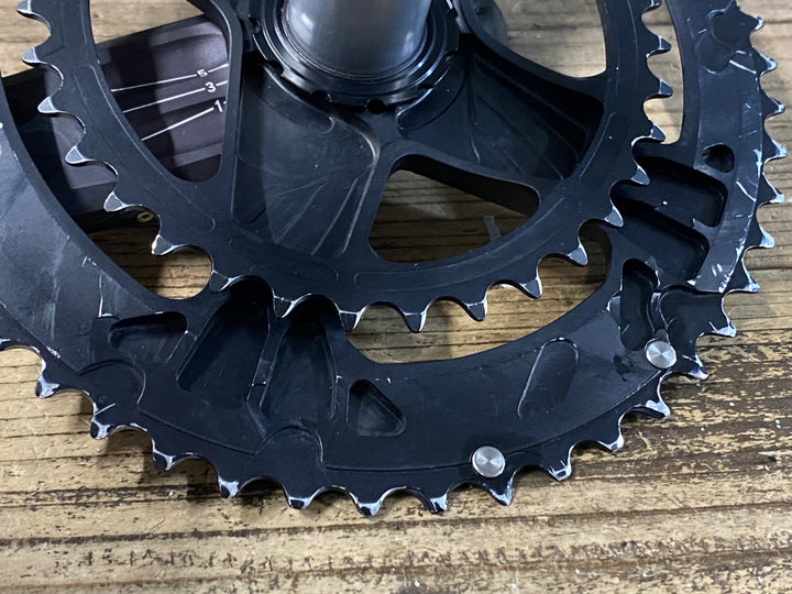 JY210 ローター ROTOR 2IN POWER パワーメーター クランクセット 52/36T 170mm 11S 楕円 Q-RINGS付 動作確認済み 充電ケーブル付属