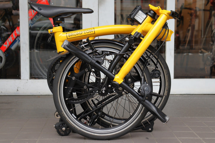 ブロンプトン BROMPTON P LINE URBAN LOW BUMBLE BEE YELLOW S4L 2023モデル 16インチ 折り畳み 小径車 ミニベロ 【横浜店】
