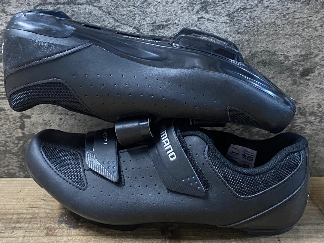 KG396 シマノ SHIMANO RP1 SH-RP100-S L ビンディングシューズ 黒 SPD 3穴 EU41 ※ペン字あり