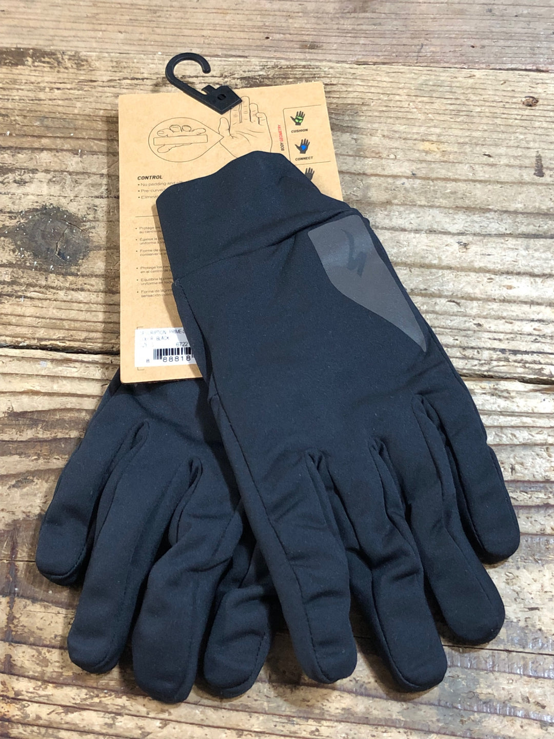JV588 スペシャライズド SPECIALIZED PRIME SERIES WATATERPROOF 長指 グローブ 黒 S 裏起毛 POLARTEC