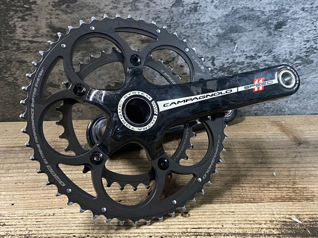 JO312 カンパニョーロ CAMPAGNOLO SPEED 11 FC13-1640C ULTRA-TORQUE CT CARBON クランクセット 165mm 50/34T 2x11s