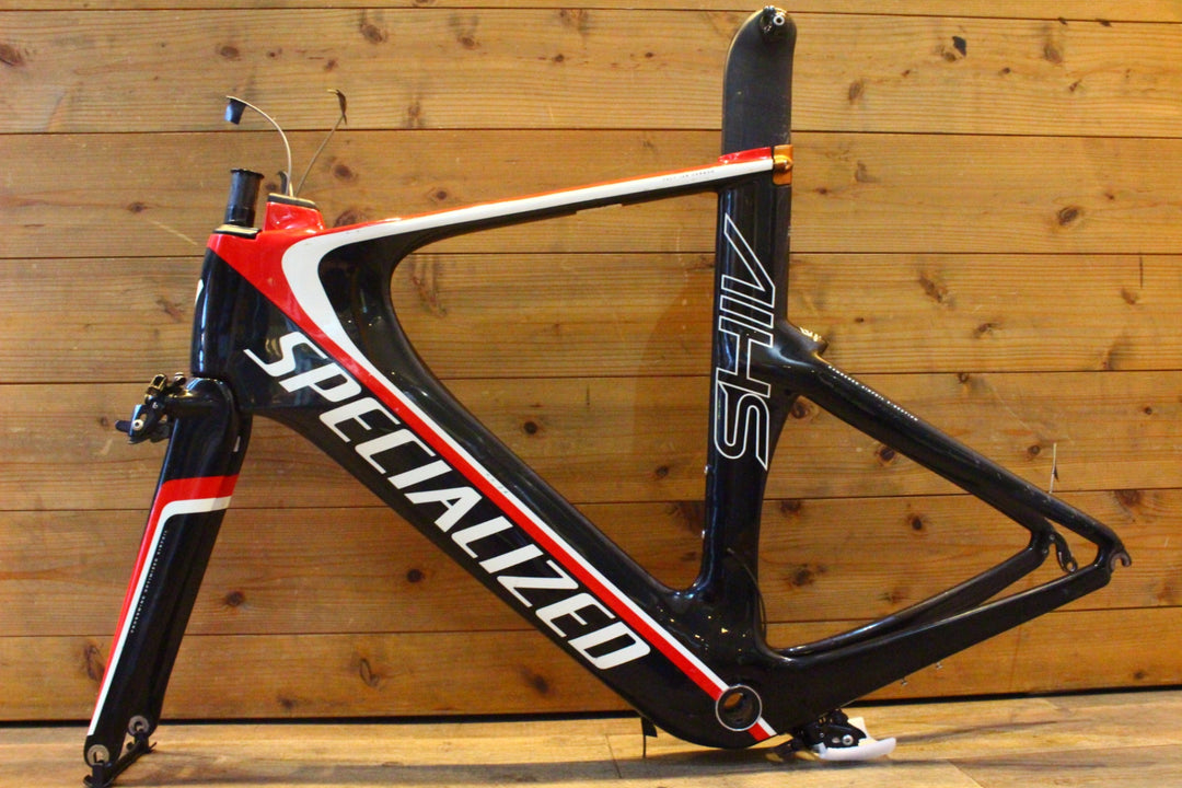 スペシャライズド SPECIALIZED シヴ SHIV EXPERT 2015 Mサイズ カーボン トライアスロンバイク フレームセット 【名古屋店】