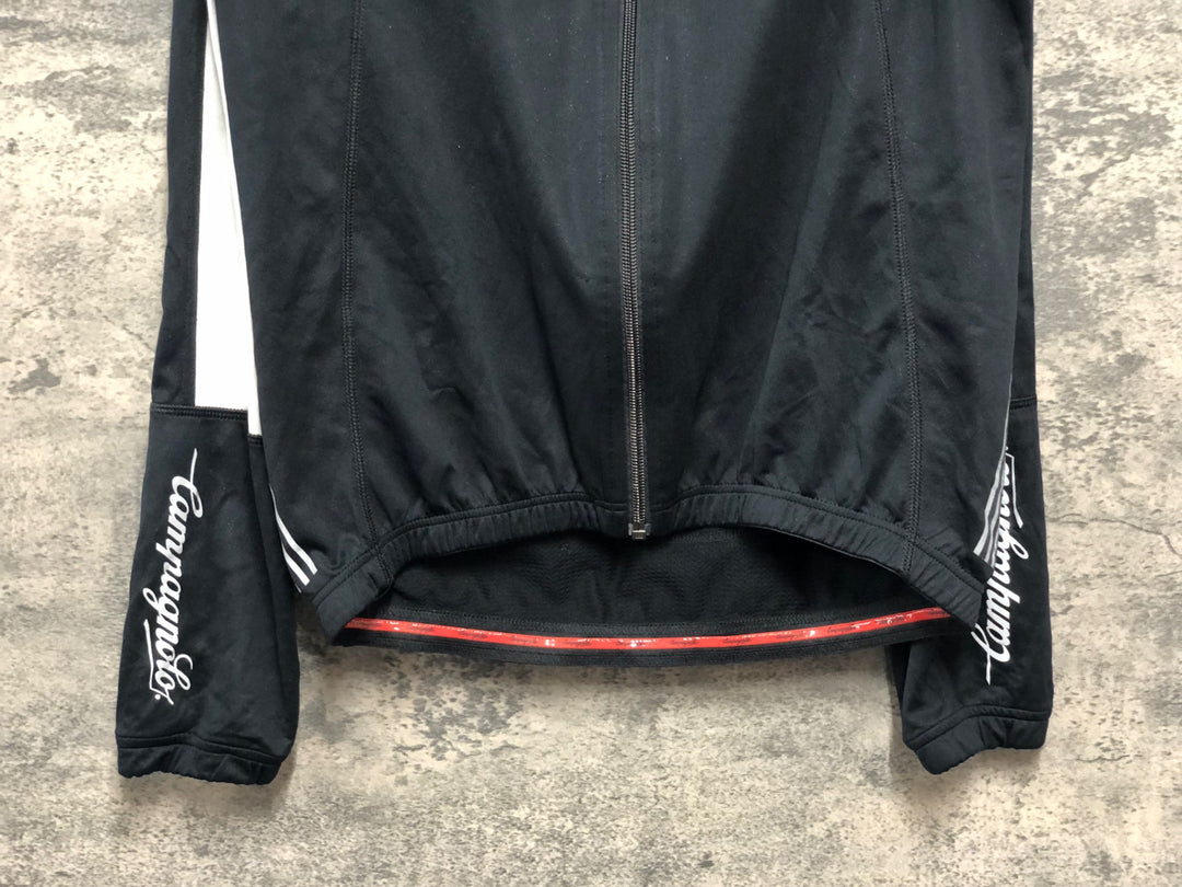 KJ350 カンパニョーロ CAMPAGNOLO 長袖 サイクルジャージ 白 黒 XL