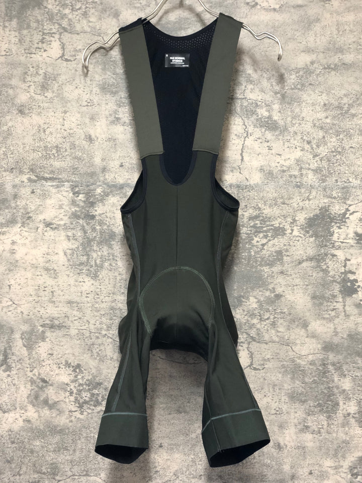 KK146 パスノーマルスタジオ PAS NORMAL STUDIOS MEN'S ESSENTIAL THERMAL BIBS 裏起毛 ビブショーツ Sサイズ