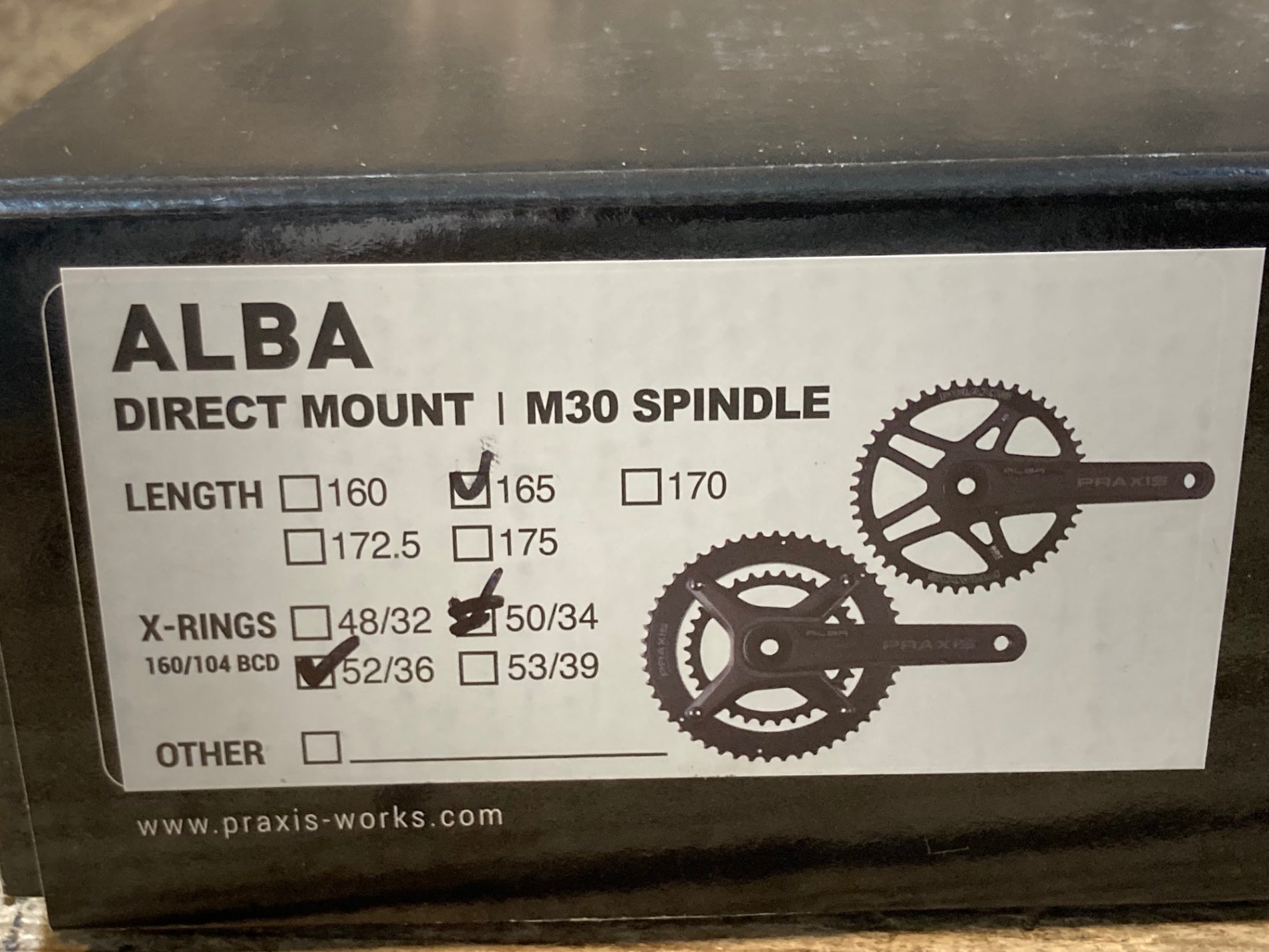 JR421 プラクシスワークス PRAXIS WORKS ALBA DIRECT MOUNT M30