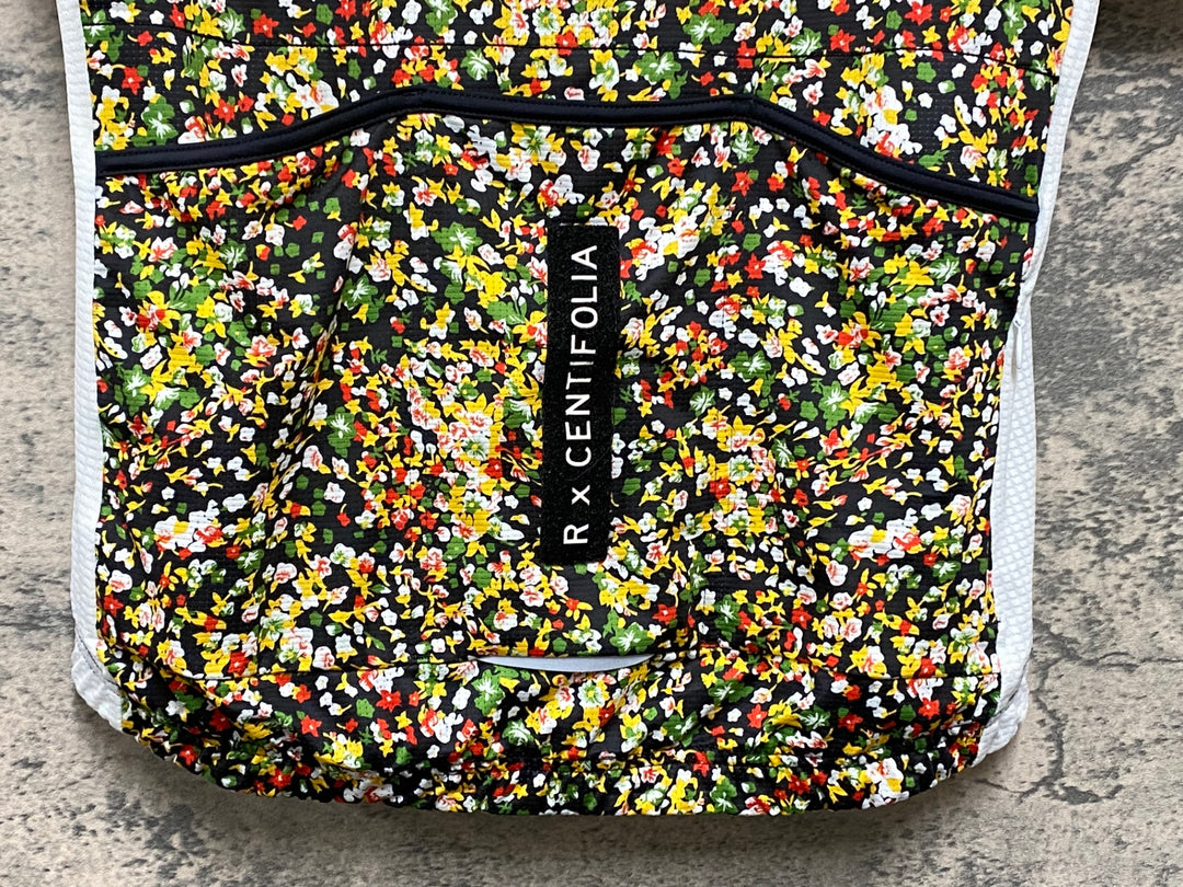 KD067 カフェドシクリステ CAFE DU CYCLISTE FLORIANE 半袖 サイクルジャージ 子花柄 L