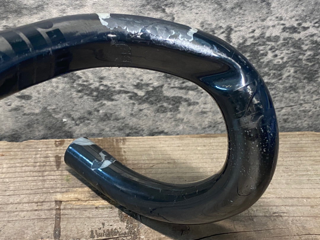 JF809 チネリ cinelli ネオス NEOS 400 Φ31.8 REACH70 DROP125 カーボン ドロップハンドル ※クリア剥がれ大 ジャンク