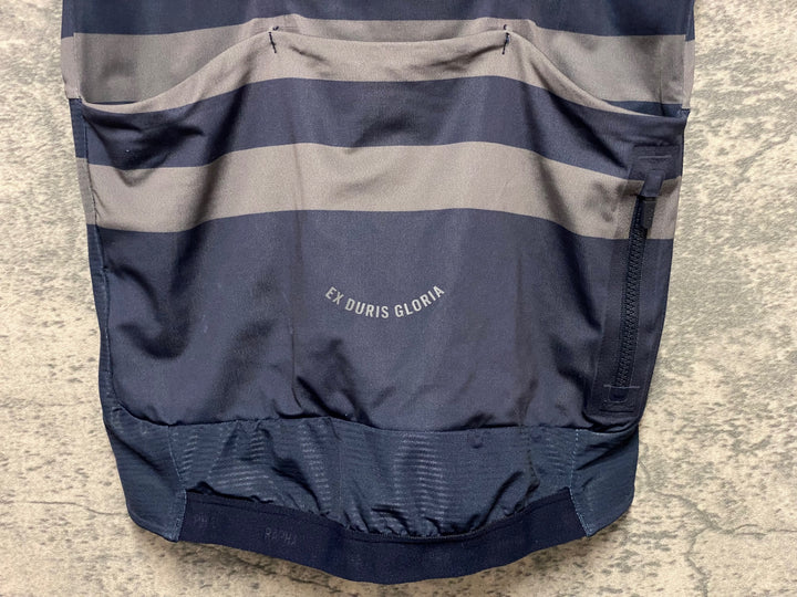 KM427 ラファ Rapha RCC PRO TEAM JERSEY 半袖 サイクルジャージ 紺 XS