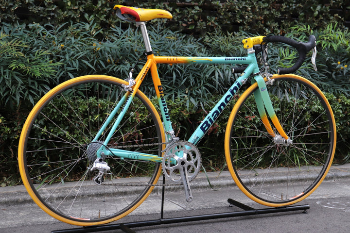 ビアンキ BIANCHI メガプロ MEGA PRO XL ジロ・デ・イタリア レプリカ 1998年頃 カンパニョーロ シルバーアテナ 11S アルミ ロードバイク 【さいたま浦和店】