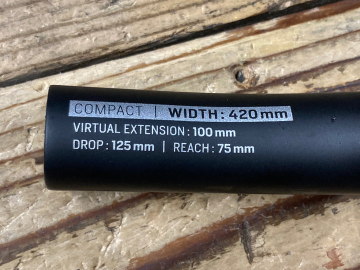 KO711 シンクロス SYNCROS CRESTON IC SL 420MM カーボン ドロップハンドル 一体型 C-C420mm 100mm ※凹みのためジャンク
