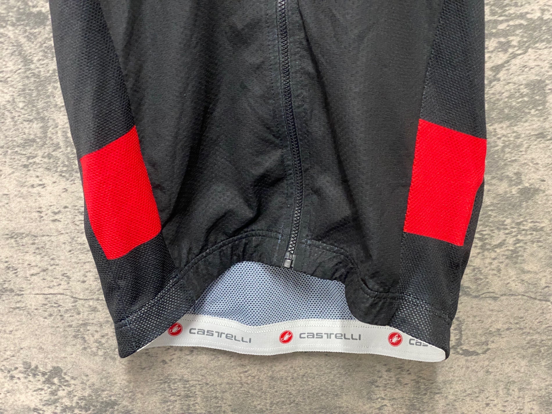 【美品】Castelli Cafe サイクルジャージ S ブラックセットアップ JT070 カステリ CASTELLI 半袖サイクルジャージ 黒 S ほつれあり