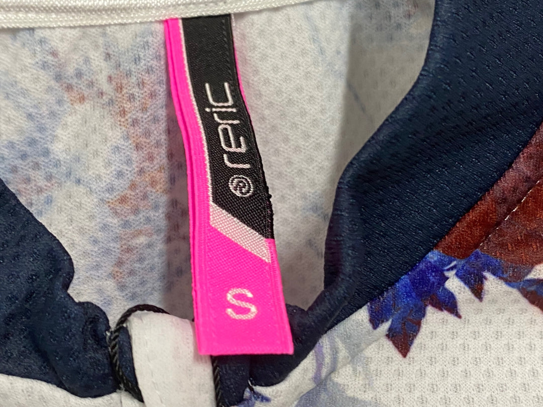 JV965 レリック reric Ador Standerd Jersey 半袖 サイクルジャージ S 白 レディース